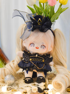 Multi-Color Silk Hair Claw for Dolls 20cm Cotton Dolls Black White Tail High Temperature Silk Hair Accessory Cute Headwear