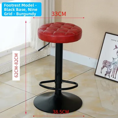 MOLORE | Bar Stool Adjustable Height with Backrest