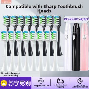 Soft Bristle Electric Toothbrush Head Replacement for SHARP Summer L3136 Deep Cleaning Adult Specifications Dental Care