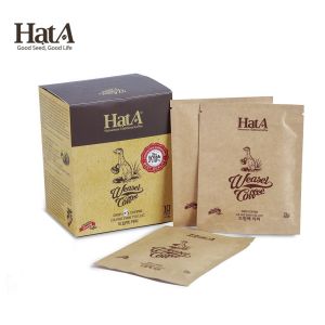 Cà Phê Chồn Túi Lọc Cao Cấp Hạt A Cafe Weaseal Legend Coffee Drip Nguyên Chất 100% Phin Giấy Tiện Lợi Tiết Kiệm Thời Gian - 130g/ 10 Gói