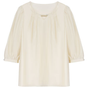Chic Yellow Womens Korean Style Shirt