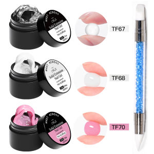 4/5pcs Non-Stick Hand Extension Gel Nail Polish Set 3D Shaping/Sculpting/Carving UV/LED Gel Jelly Hard Gel Manicure Tool Kit DIY