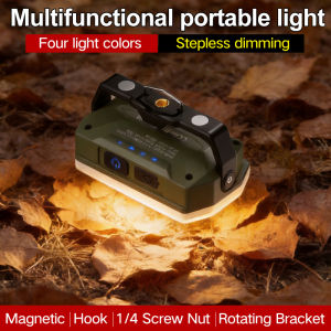 Ultra Long Endurance Portable Strong Light Charging Outdoor Tea Drinking Campsite Tent Lighting
