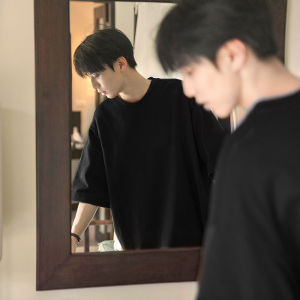 Áo Thun Polo Tay Ngắn Màu Trắng Pure White Dành Cho Nam Mùa Hè 2024 Dáng Rộng Thoải Mái Thường Ngày Bằng Polyester