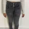 1K Celana Panjang HW 3 Kancing Hidup Highwaist Skinny Jeans P553 Celana Pants Wanita Legging Jeans Wanita Polos. 