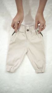Celana Chino Panjang Anak Laki Laki 1 2 3 4 Tahun Model Joger & Polos Variasi Kancing Warna Hitam