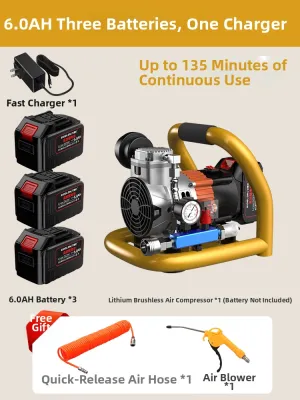 EIDOLON | Lithium Battery Portable Air Compressor Pump