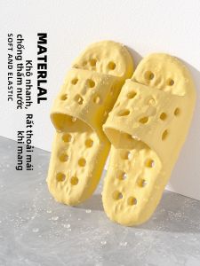 MONLEYTA | Dép đi trong nhà phòng tắm chống trượt EVA đế dày rỗng thoáng khí nhanh khô cho nữ Dép đi trong nhà mùa hè 2023