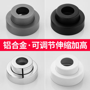 Vòi Sen Đen 6 Điểm Dày Trang Trí Nắp Ống Điều Chỉnh Độ Dày Van Trộn Trắng Che Giấu Nắp Thiết Bị Vệ Sinh Gia Dụng