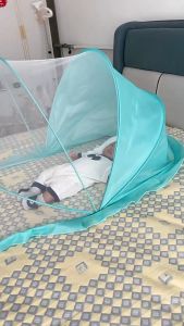 BBBaybees มูงกันยุงพับได้ แบบพกพา มูงครอบเด็กอ่อน ป้องกัน 360° มีที่บังแสง