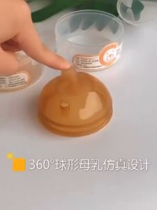 Wwen Dot Bayi Botol Susu Cocok Untuk 70MM Super Lebar Leher Puting Pupici Nano Perak Bahan Silicon Anti Gigitan Wide Neck BPA FREE