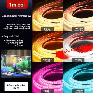 RUILUO | Dải Đèn LED Dán Tự Dính Chống Nước Dưới Nước 24V