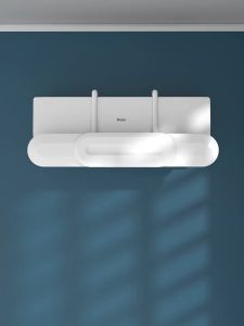 แผ่นบังลมแอร์ ที่เบนทางลม ที่กั้นแอร์ ฝาครอบเครื่องปรับอากาศ Air conditioning deflectorอร์บอร์ด