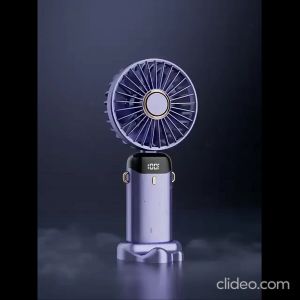 #Readystock 5 Modes handheld fan mini portable fan small fan digital display small hand fan kipas kecil cooler