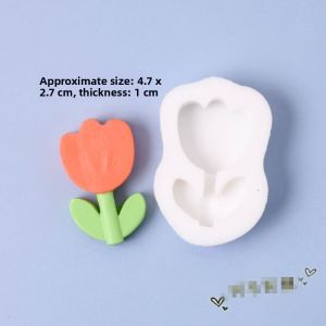 Mothers Day Scraper Flower Chrysanthemum Rose Lily Hydrangea Silicone Gypsum Baking Mold Kitchen Cooking Tools BBQ Supplies
