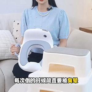 Oldlaiben Kids Toilet Seat Cute Dinosaur Potty Seat with Armrest PU Cushion Children Toilet Training Seat