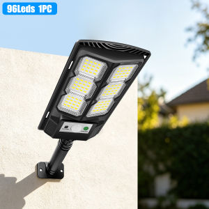 Super 192LED Led Solar Light Outdoor Solar Street Light IP65 3 Modes Motion Sensor Auto Dimming Dusk to Dawn for Garden Street