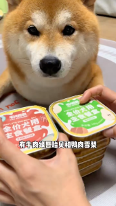 PLUSH CURLS DOG NUTRITION MAIN FOOD MEAL BOX MIXED FOOD WET FOOD SNACKS CANNED BEEF(100G)毛绒卷卷狗狗营养主食餐盒拌粮湿粮零食罐头牛肉鸭肉