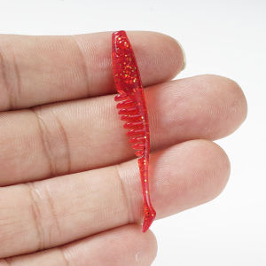 SUNMILE 10 Cái Mồi Giả Mềm Dạng Sâu 5.5cm 0.8g Mồi Câu Đá 5.5cm 0.8g Dành Cho Cá Rô Phi Cá Hồi Cá Vược - Mồi Câu Nước Mặn