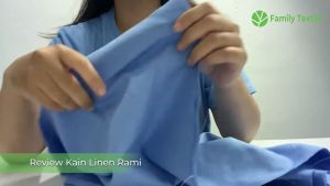 Kain Katun Linen Rami Premium 0.5 Meter 100% Katun Kahatex Seri 1