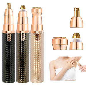 3 in 1 Womens Electric Epilator USB Charging Portable Hair Remover Bikini Painless Shaver for Women Body Facial Eyebrow Trimmer