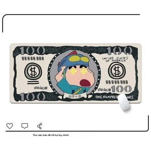 Bandai | Tấm Lót Chuột Hoạt Hình Crayon Shin-Chan Đế Kê Bàn Phím Hoạt Hình Lớn Chất Liệu Cao Su Mật Độ Cao Dùng Cho Văn Phòng Và Chơi Game