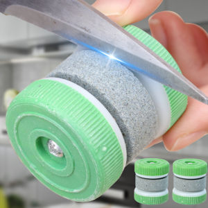 2pcs Portable Home Knife Sharpener Sharp Fast Whetstone Professional Handheld Kitchen Knife Sharpening Tool