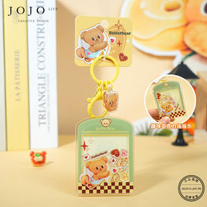 Soft Plush Bear Keychain Adorable Bag Charm School Bag Decorations Yellow Butter Bear King of the Bears Plush Key Holder
