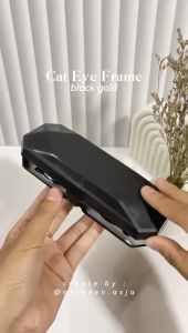 Kacamata Minus Photocromic Viral Cat Eye 11916 Anti Radiasi Bluecromic Free Box & Lap