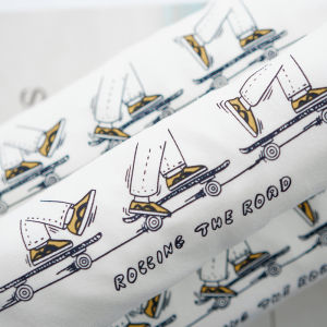 Original T-Shirt Pure Cotton round Neck Short Sleeve Printed Loose Fit Stylish Summer Casual Wear for Teenagers