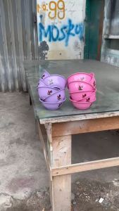 Paket Hemat 24 pcs Mangkok Ayam Jago Tebal Anti Pecah - Mangkuk Bakso Mie Ayam dan Lain Sebagainya Bintang Terang