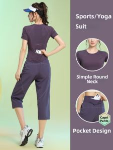 BAISILING | Phone Pouch Breathable Quick Dry Women Sportswear Set