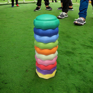 Glowing Flower Stepping Stones Early Education Balance Training Toys for Children Outdoor Leisure Traditional Toys Individual Use