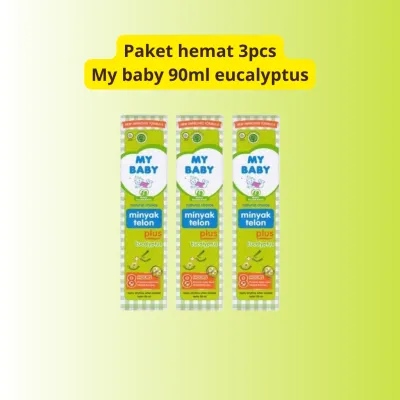 My Baby Minyak Telon Plus Eucalyptus PAKET HEMAT 3 PCS