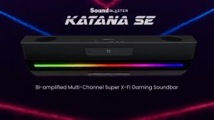 Creative Sound Blaster Katana SE Bi-amplified Multi-channel Super X-Fi Gaming Soundbar