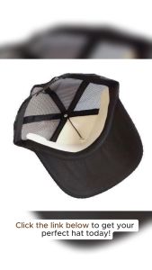 GOLD FINGER BAND TRUCKER/NET ADJUSTABLE BLACK CAP