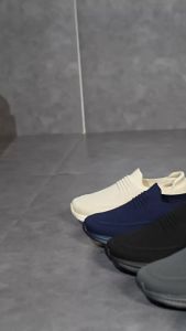 NBGAGA | Lightweight Men Casual Sport Shoes Slip‑on Breathable Mesh Walking Sneakers For Outdoor Fitness Jogging Size 39-46