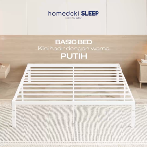 Homedoki BASICBED WHITE Series/ Tatakan Divan Tempat Tidur / Yelena Ranjang Tidur / Divan Dipan Tempat Tidur / Puith Dipan
