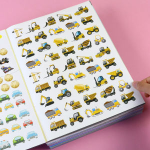 XIAOSHUGUOGUO | Engineering Vehicle Sticker Book Educational Toy