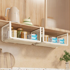 XUNHUAI | Adjustable Hanging Storage Basket Extendable Shelf