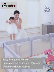 COCOBB Portable Multi-Functional Foldable Anti-Collision Playpen Safety Material Easy to Move Children Playpen
