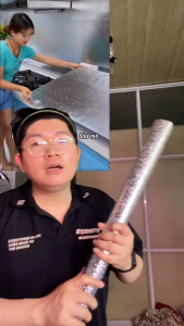 Miếng giấy dán bảo vệ bề mặt bếp bằng màng nhôm chống bẩn