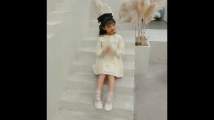 MOSBO Sepatu Anak Perempuan Semua Pertandingan Gadis Lkatan Simpul Velcro Sepatu Kulit (2-8 Tahun)