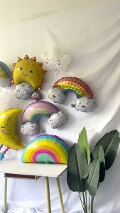 Bóng nhôm chủ đề bầu trời các loại trang trí tiệc decor chụp ảnh tại nhà bong bóng bay cỡ đại bơm hơi siêu đẹp