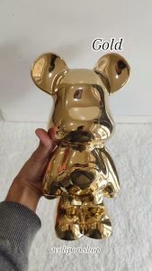 Pajangan Beruang Love Bear Brick Glossy Dekorasi Ruang Tamu 27cm