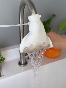 EELHOE | [P] 40/50/60/100Pcs Universal Disposable Faucet Filter Cotton Bags Thickened Water Purifier Sock Bags For Tap Water Well Water