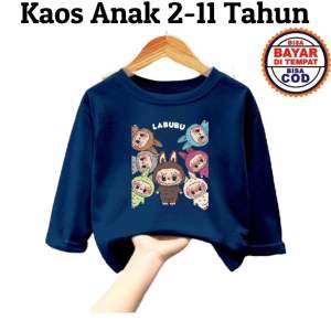 BAJU LABUBU VIRAL / BAJU KAOS LABUBU ANAK / ATASAN ANAK LENGAN PANJANG