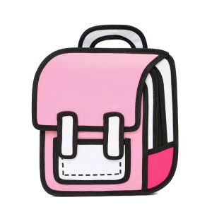 New Lin MiaoMiao Backpack Waterproof Cartoon Comic Bookbag for Elementary School Students Grade One to Five Dual-Shoulder Backpack