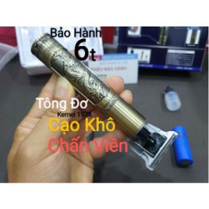 Tông Đơ Chấn Viền Kemei Lưỡi Thép 440C Cạo Râu Chấn Sắt Nét.