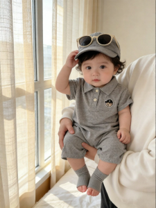 Stylish Cartoon Gentleman Bodysuit
